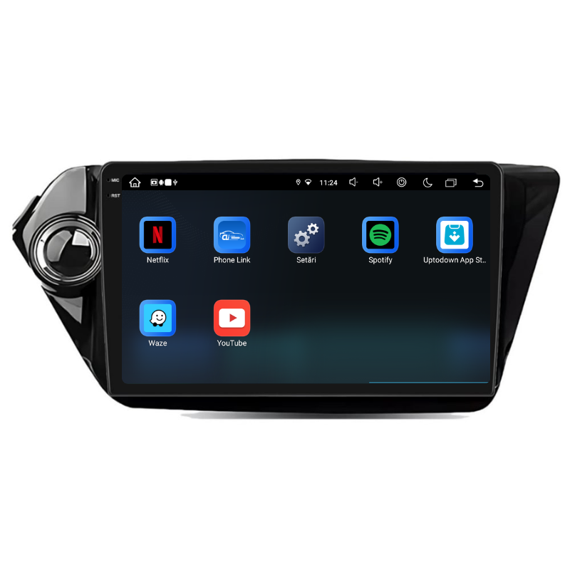Navigatie Kia RIO K2 (2012-2017), Ecran 9 inch, Carplay / Android Auto, Youtube, Waze