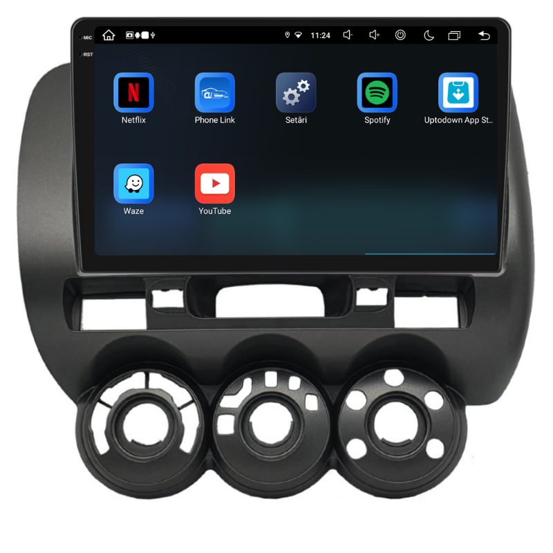 Navigatie Honda Jazz / Fizz (2002-2008), Ecran 9 inch, Carplay / Android auto, Youtube, Waze