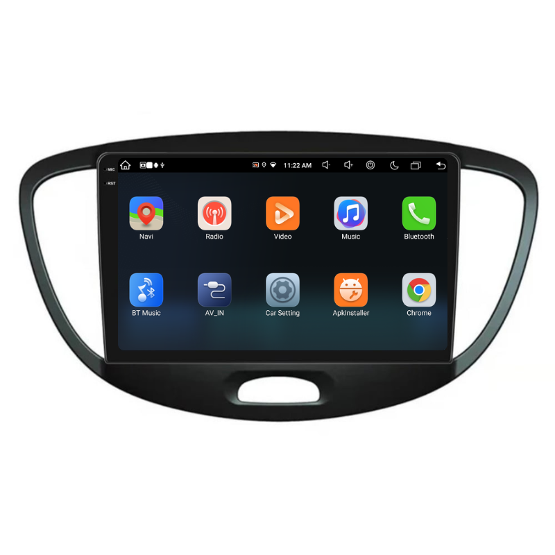 Navigatie Hyundai i10 (2007-2013), Ecran 9 inch, Carplay / Android auto, Youtube, Waze