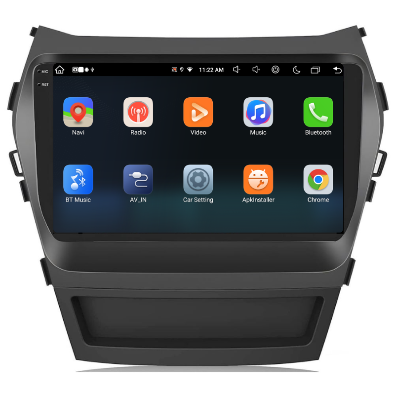 Navigatie Hyundai Santa Fe IX45 (2010-2018), Ecran 9 inch, Carplay / Android auto, Youtube, Waze