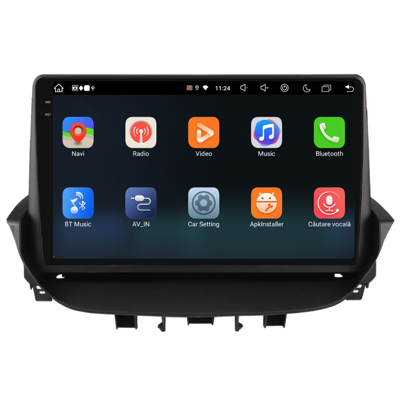 Navigatie Renault Laguna (2001-2007), Ecran 9 inch, Carplay / Android auto, Youtube, Waze