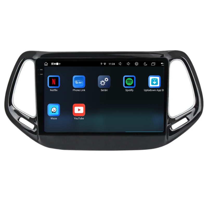 Navigatie Jepp Compass (2016-2021), Ecran 10 inch, Carplay / Android auto, Youtube, Waze
