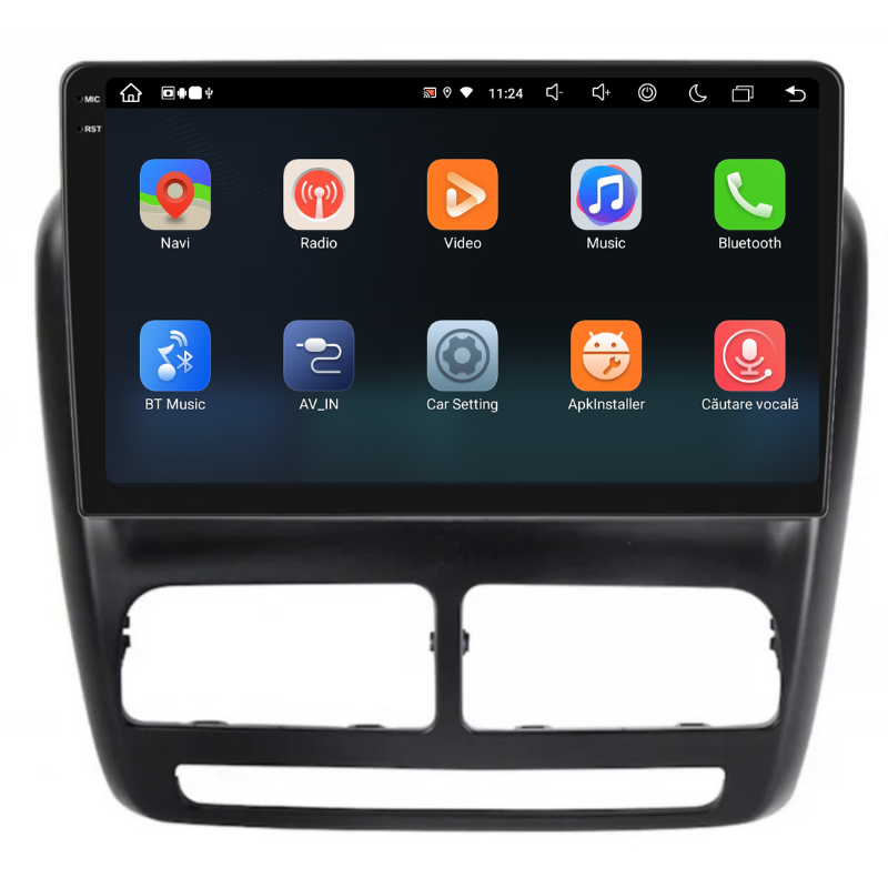 Navigatie Fiat Doblo (2010-2015), Ecran 9 inch, Carplay / Android auto, Youtube, Waze
