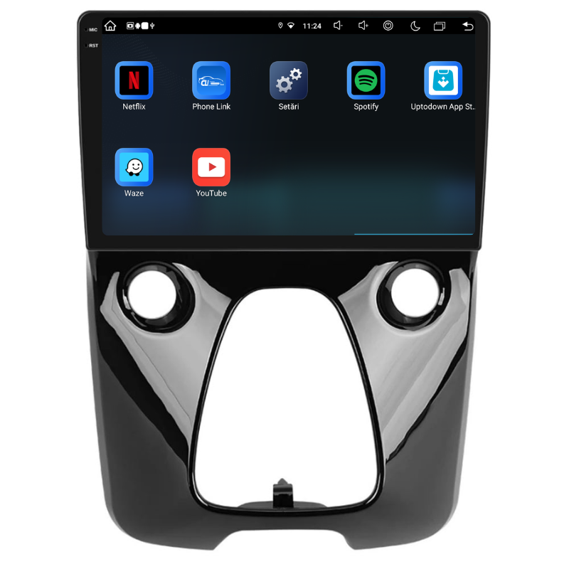 Navigatie Citroen C1 (2014-2022), Ecran 10 inch, Carplay / Android auto, Youtube, Waze