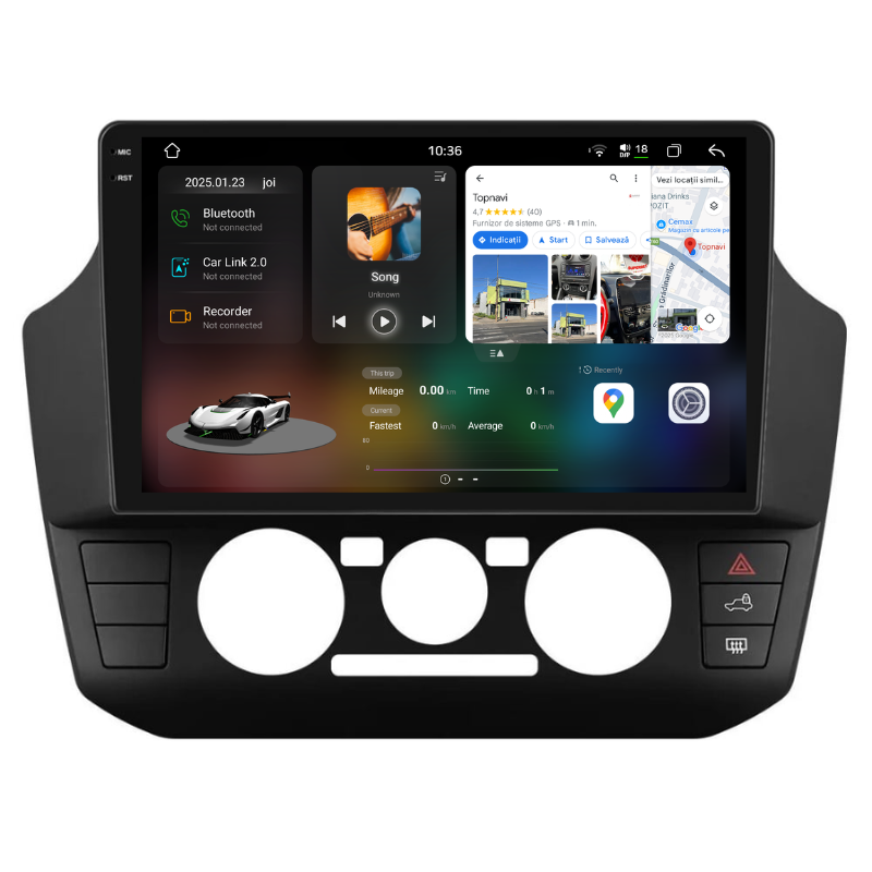 Navigatie Volkswagen Up (2017-2023), Ecran 9 inch, Carplay / Android auto, Youtube, Waze