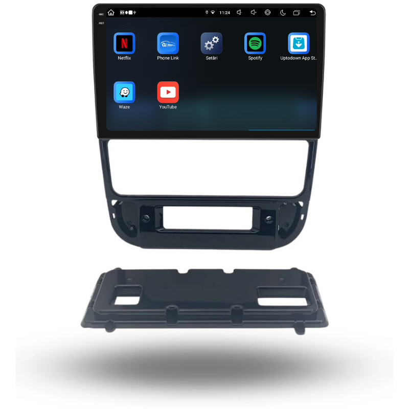 Navigatie Peugeot 406 (1999-2004), Ecran 9 inch, Carplay / Android auto, Youtube, Waze