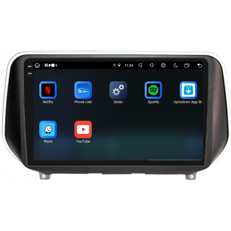 Navigatie Hyundai Santa Fe (2018+), Ecran 10 inch, Carplay / Android auto, Youtube, Waze