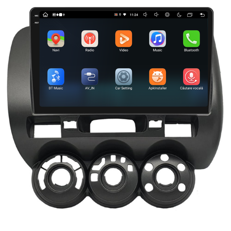 Navigatie Honda Jazz / Fizz (2002-2008), Ecran 9 inch, Carplay / Android auto, Youtube, Waze