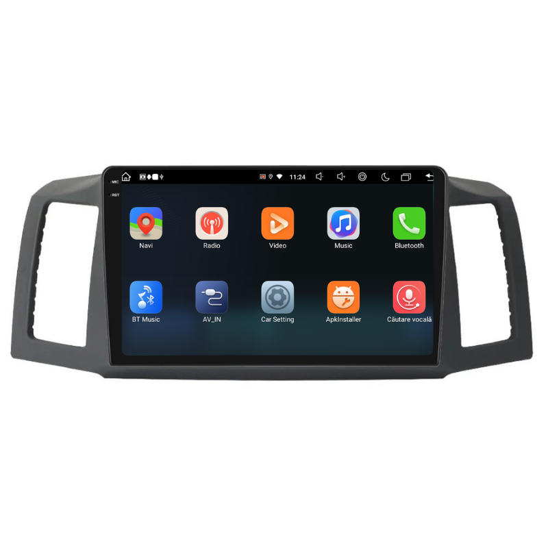 Navigatie Jeep Grand Cherokee (2004-2007), Ecran 10 inch, Carplay / Android auto, Youtube, Waze