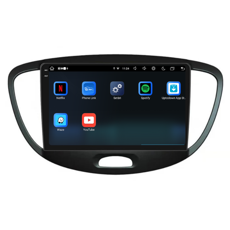Navigatie Hyundai i10 (2007-2013), Ecran 9 inch, Carplay / Android auto, Youtube, Waze