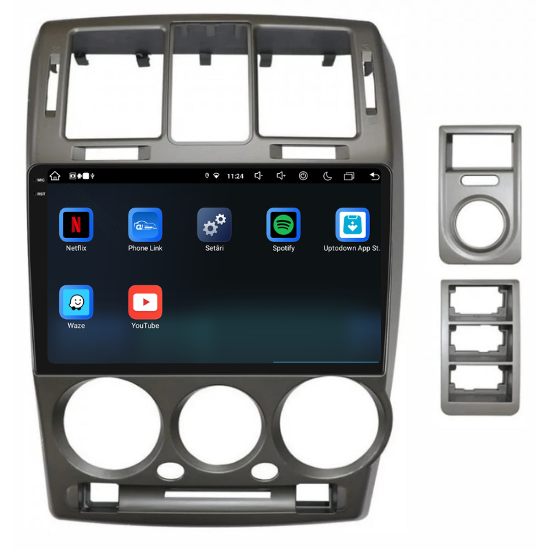 Navigatie Hyundai Getz (2002-2011), Ecran 9 inch, Carplay / Android auto, Youtube, Waze