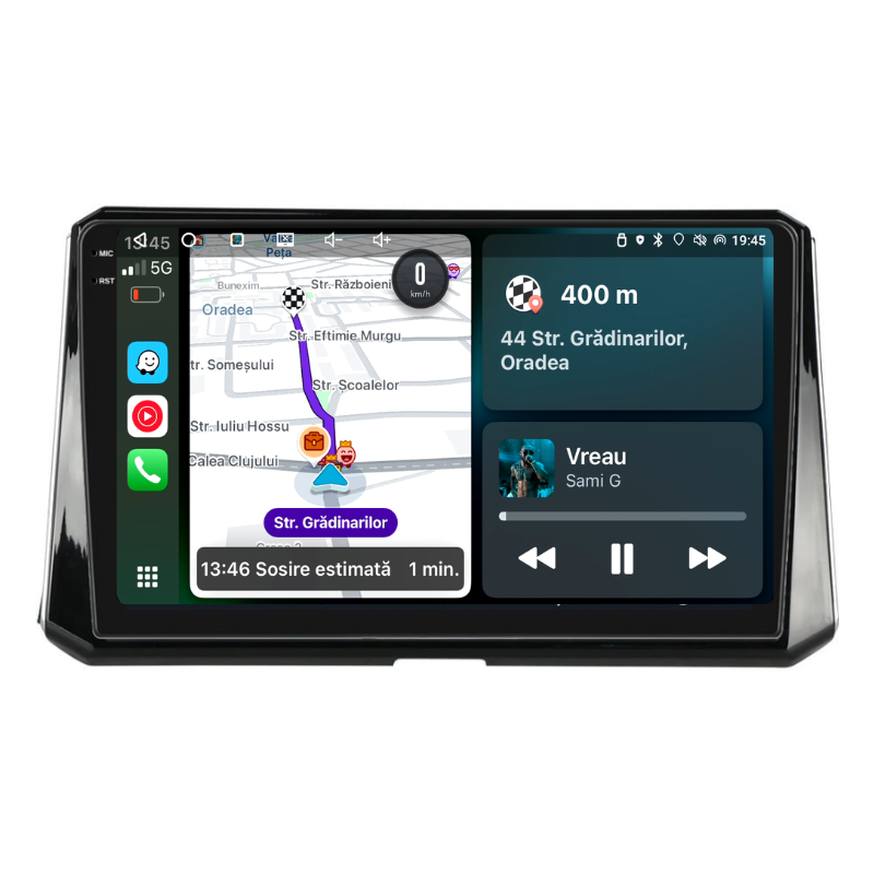 Navigatie Toyota Corolla (2018+), Ecran 9 inch, Carplay / Android auto, Youtube, Waze