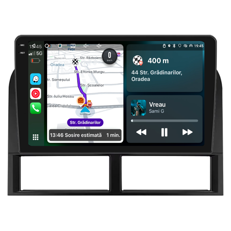 Navigatie Jeep Grand Cherokee (1998-2004), Ecran 9 inch, Carplay / Android auto, Youtube, Waze
