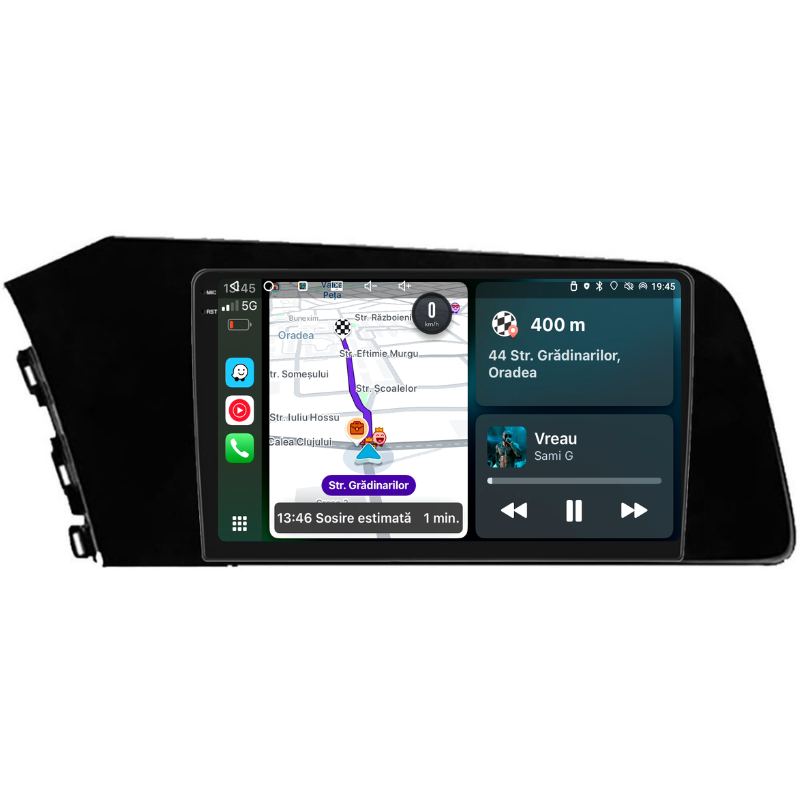 Navigatie Hyundai Elantra (2020+), Ecran 10 inch, Carplay / Android auto, Youtube, Waze