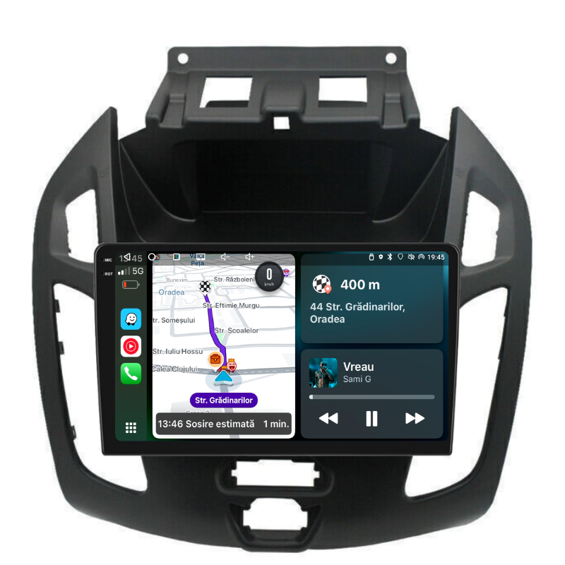 Navigatie Ford Transit Connect (2013-2018), Ecran 9 inch, Carplay / Android auto, Youtube, Waze