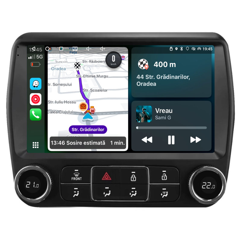Navigatie Chevrolet Camaro (2010-2015), Ecran 9 inch, Carplay / Android auto, Youtube, Waze