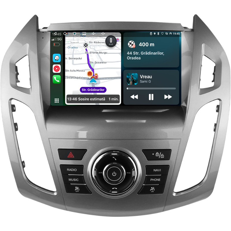 Navigatie Ford Transit Connect (2013-2018), Ecran 9 inch, Carplay / Android auto, Youtube, Waze
