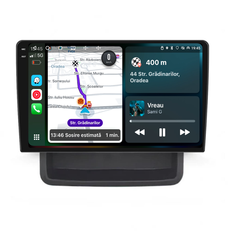 Navigatie Renault Trafic (2010-2014), Ecran 10 inch, Carplay / Android auto, Youtube, Waze