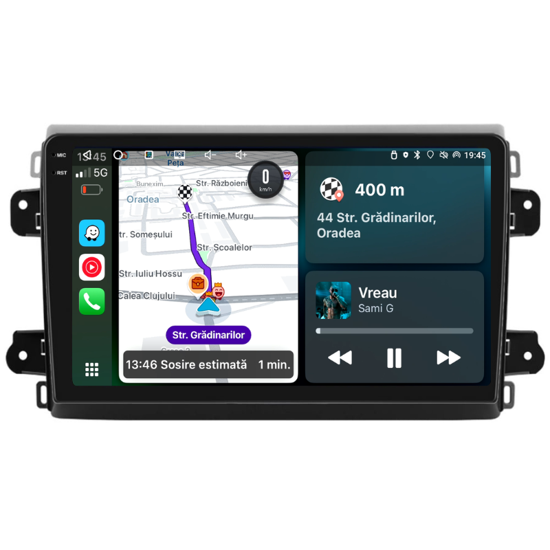 Navigatie Fiat Ducato (2022+), Ecran 9 inch, Carplay / Android auto, Youtube, Waze