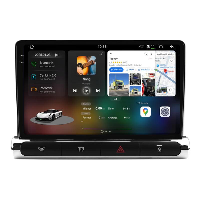 Navigatie Citroen C3 / C3 Aircross (2016-2024), Ecran 9 inch, Carplay / Android auto, Youtube, Waze
