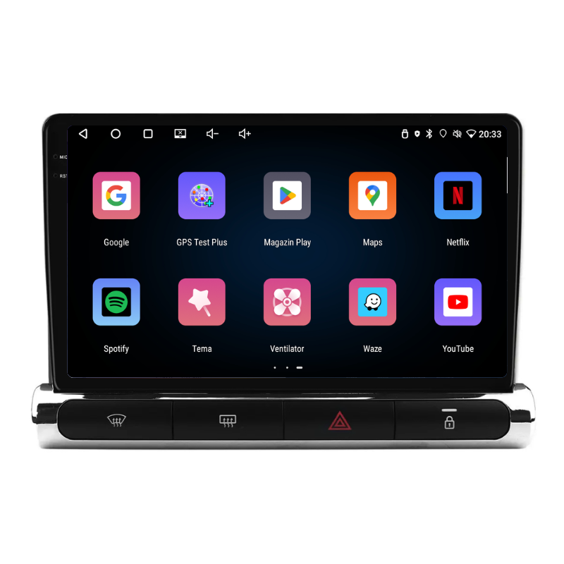 Navigatie Citroen C3 / C3 Aircross (2016-2024), Ecran 9 inch, Carplay / Android auto, Youtube, Waze