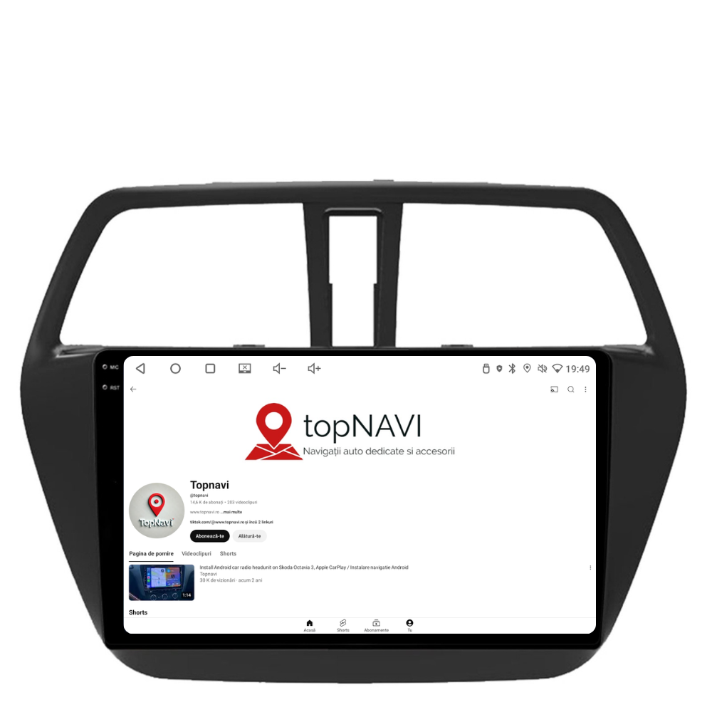 Navigatie Suzuki Sx4 Cross (2012-2017), Android, Ecran 9", Carplay / Android auto
