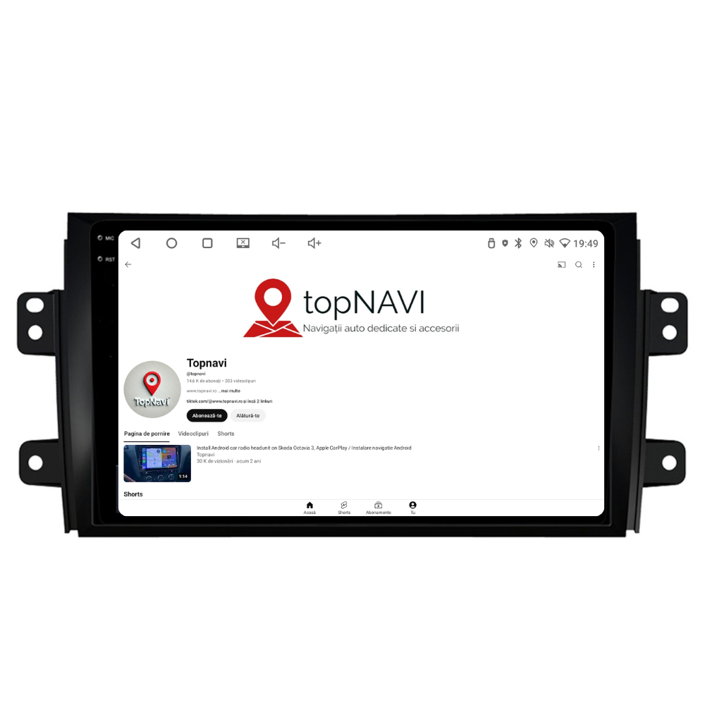 Navigatie Suzuki Sx4 (2006-2014), Android, Ecran 9", Carplay / Android auto