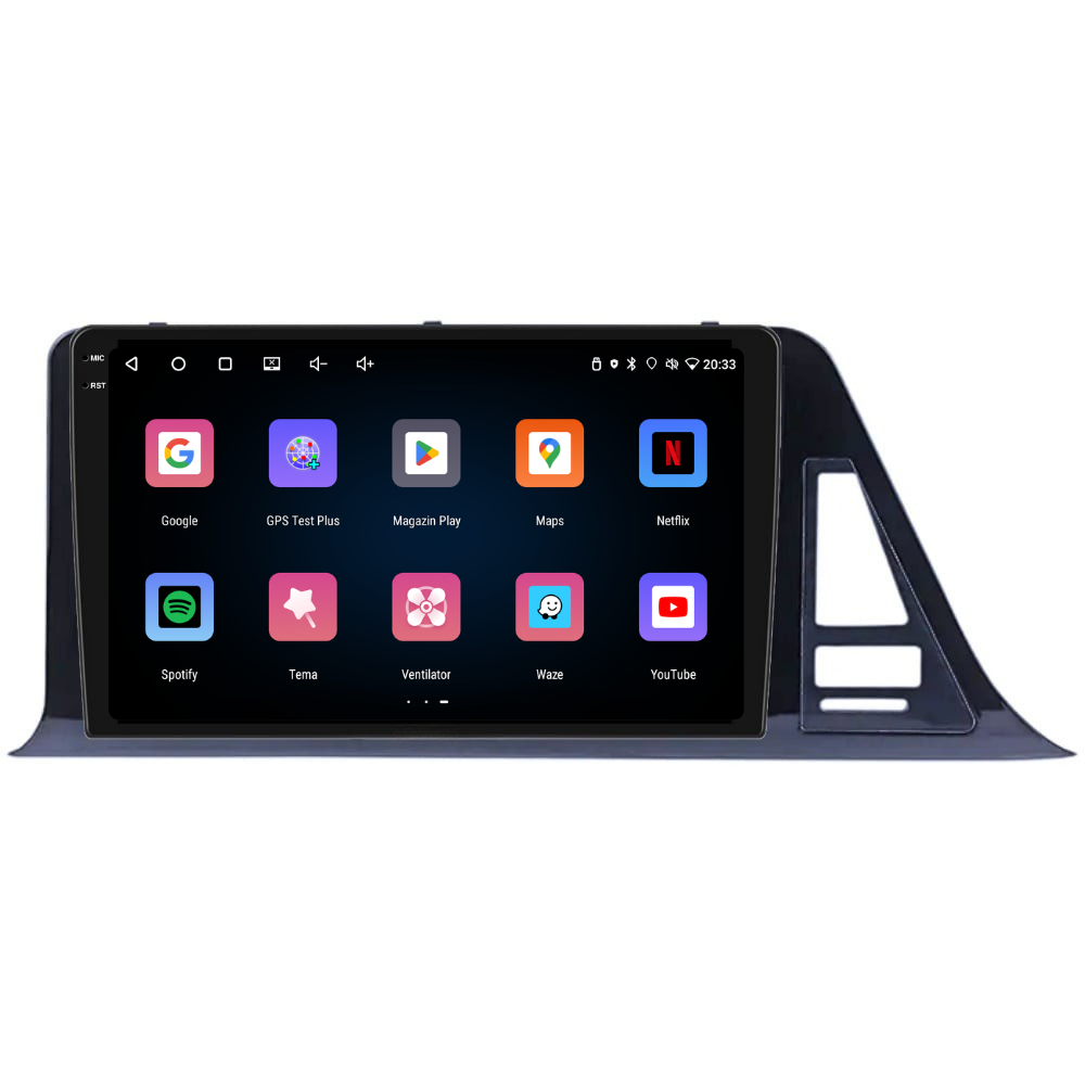 Navigatie Toyota CHR (2016-2020), Ecran 9 inch, Carplay / Android auto, Youtube, Waze