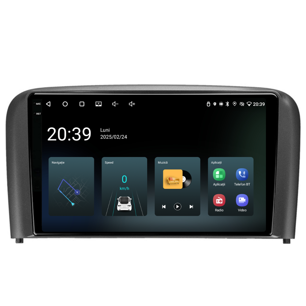 Navigatie Volvo S80 (1998-2004), Ecran 9 inch, Carplay / Android auto, Youtube, Waze