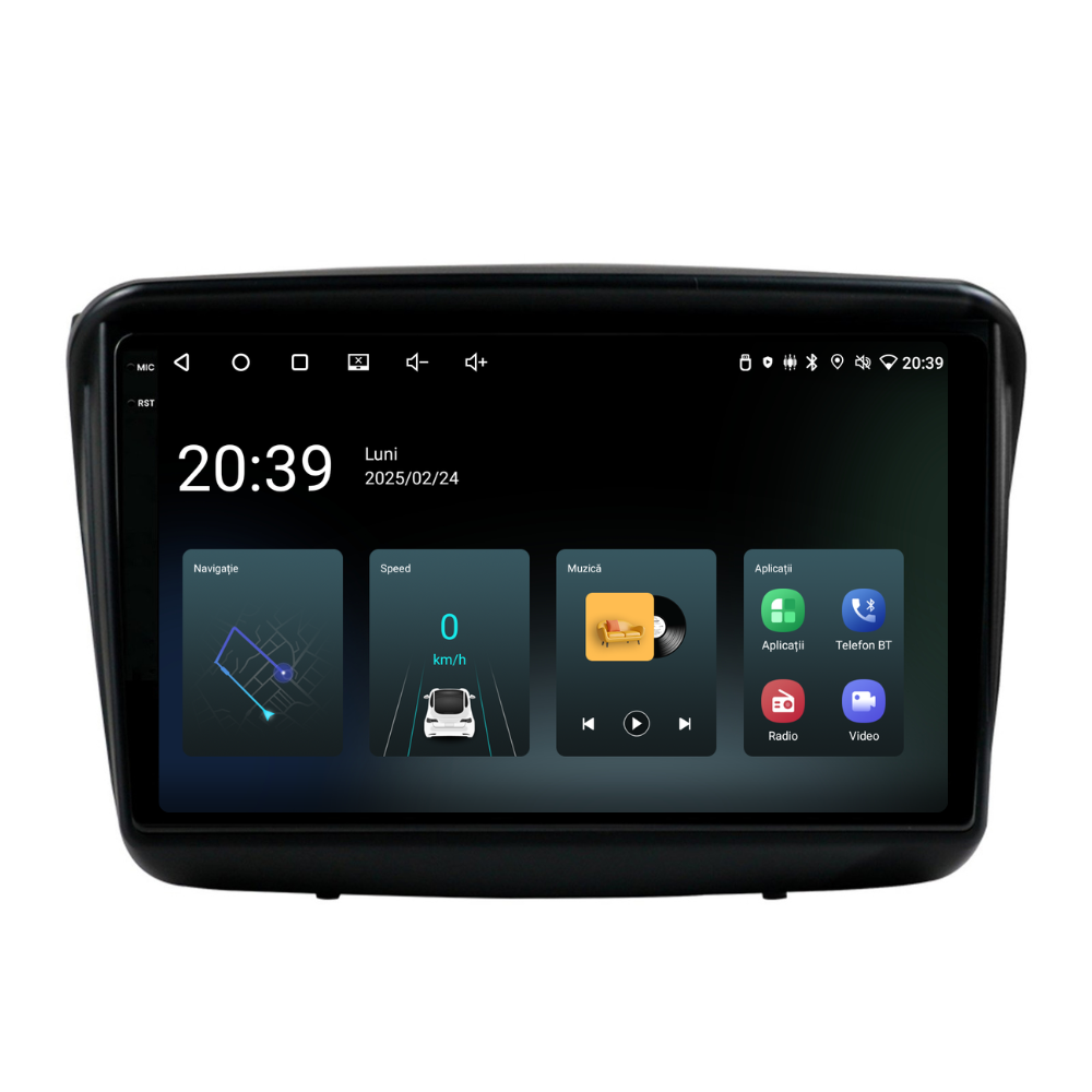 Navigatie Mitsubishi Pajero Sport (2006-2013), Ecran 9 inch, Carplay / Android auto, Youtube, Waze