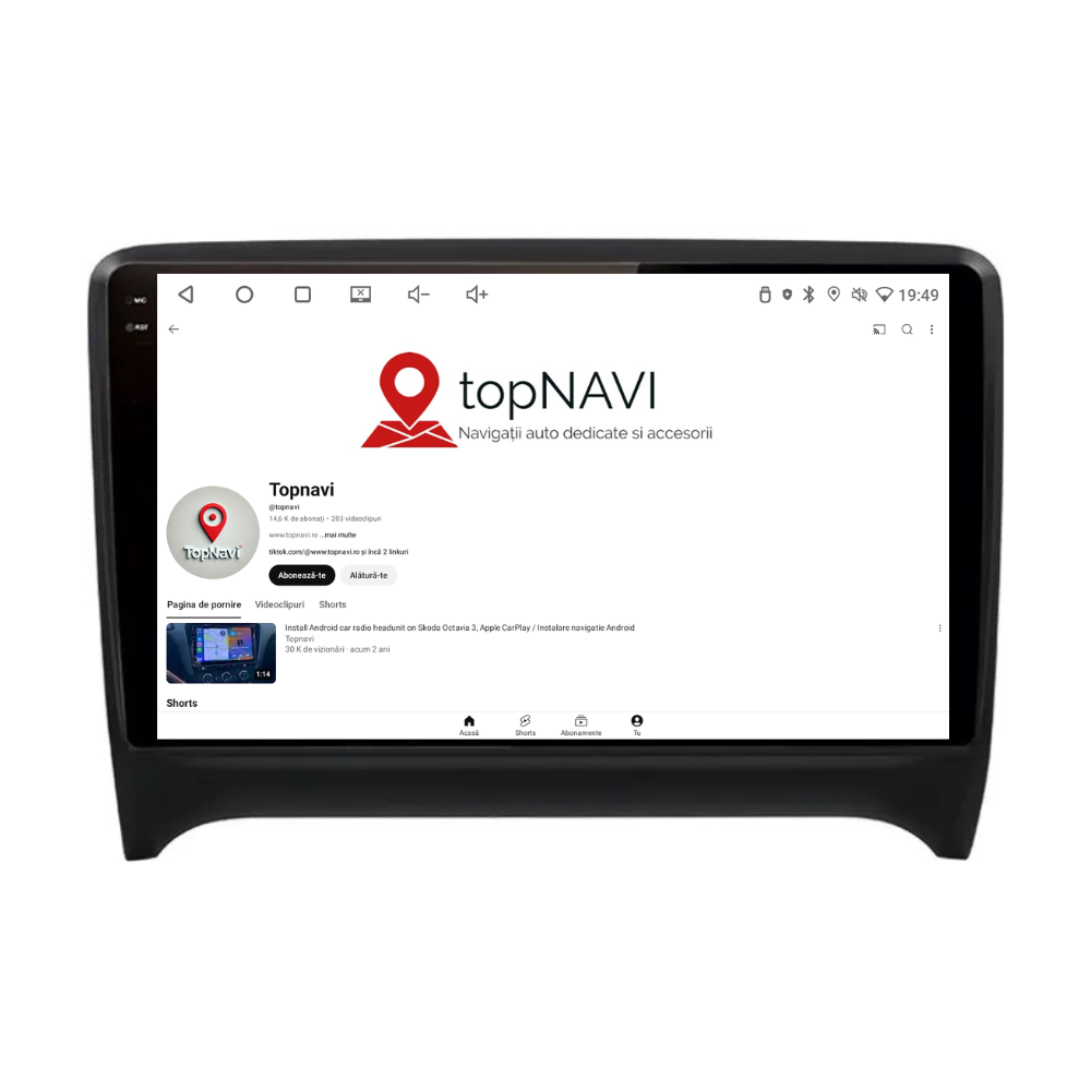 Navigatie Audi TT (2006-2014) Android, 9", Carplay / Android Auto