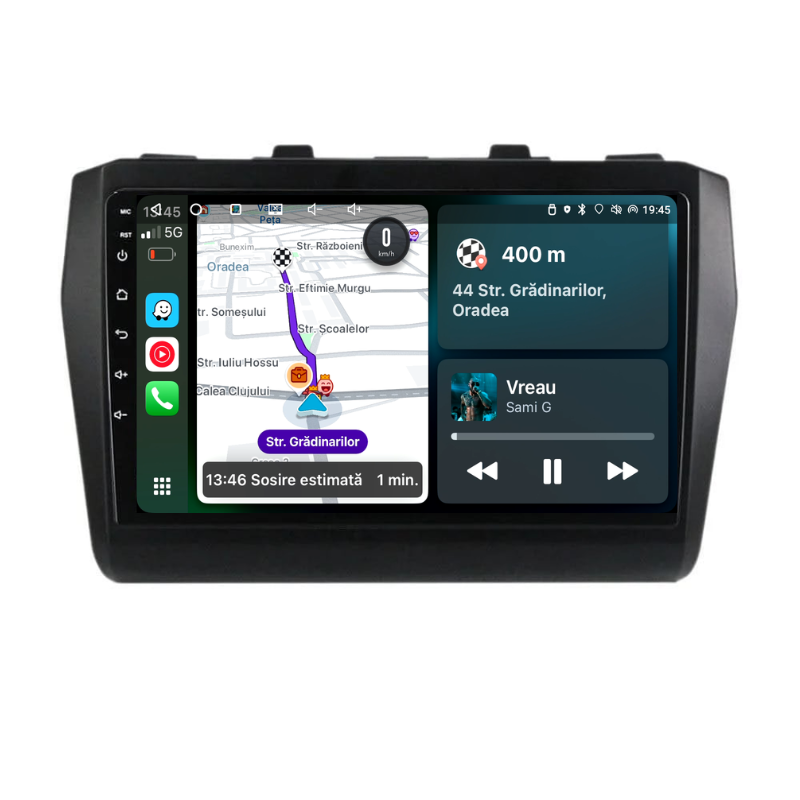 Navigatie Suzuki Swift (2017+), Ecran 9 inch, Carplay / Android auto, Youtube, Waze