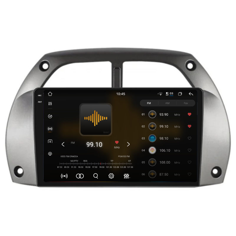 Navigatie Toyota RAV4 (2000-2005), Ecran 9 inch, Carplay / Android auto, Youtube, Waze
