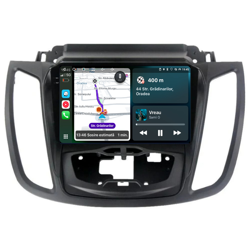 Navigatie Ford Kuga (2013-2018), Ecran 9 inch, Carplay / Android auto, Youtube, Waze