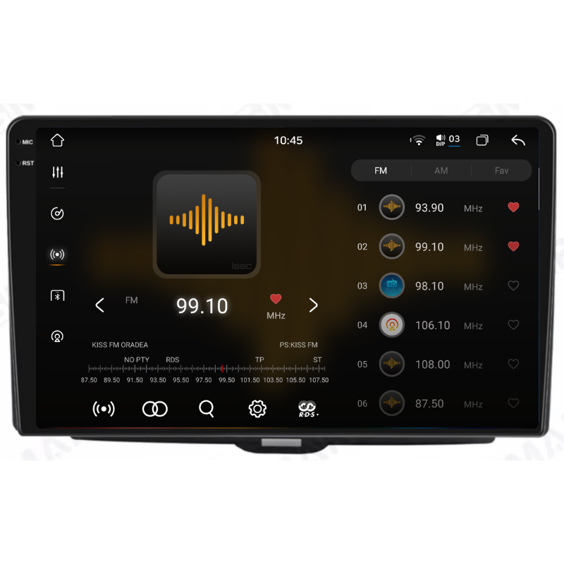 Navigatie Alfa Romeo Giulietta (2014-2020), Ecran 9 inch, Carplay / Android auto, Youtube, Waze