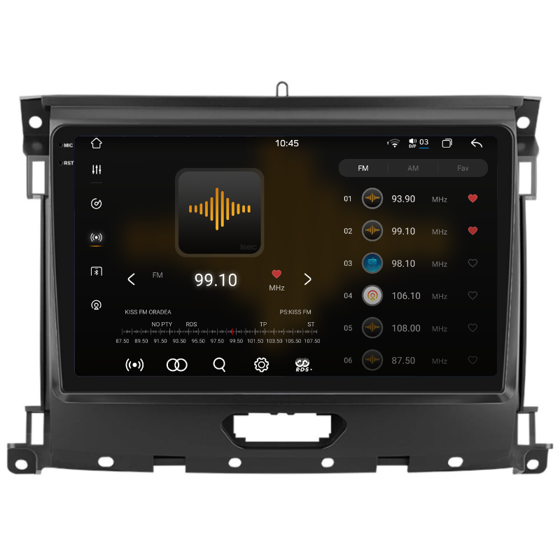 Navigatie Ford Ranger (2015-2022), Ecran 9 inch, Carplay / Android auto, Youtube, Waze