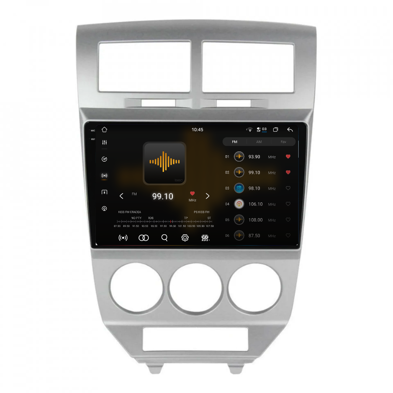 Navigatie Dodge Caliber (2006-2010), Ecran 9 inch, Carplay / Android auto, Youtube, Waze
