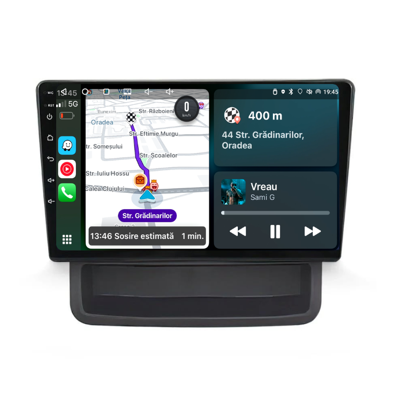 Navigatie Renault Trafic (2010-2014), Ecran 10 inch, Carplay / Android auto, Youtube, Waze