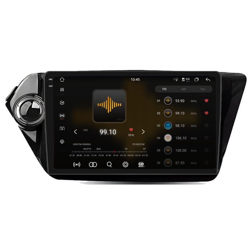 Navigatie Kia RIO K2 (2012-2017), Ecran 9 inch, Carplay / Android Auto, Youtube, Waze