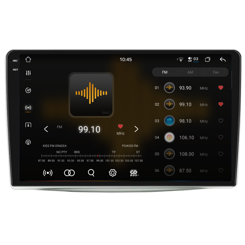 Navigatie Alfa Romeo Mito (2008-2018), Ecran 9 inch, Carplay / Android auto, Youtube, Waze