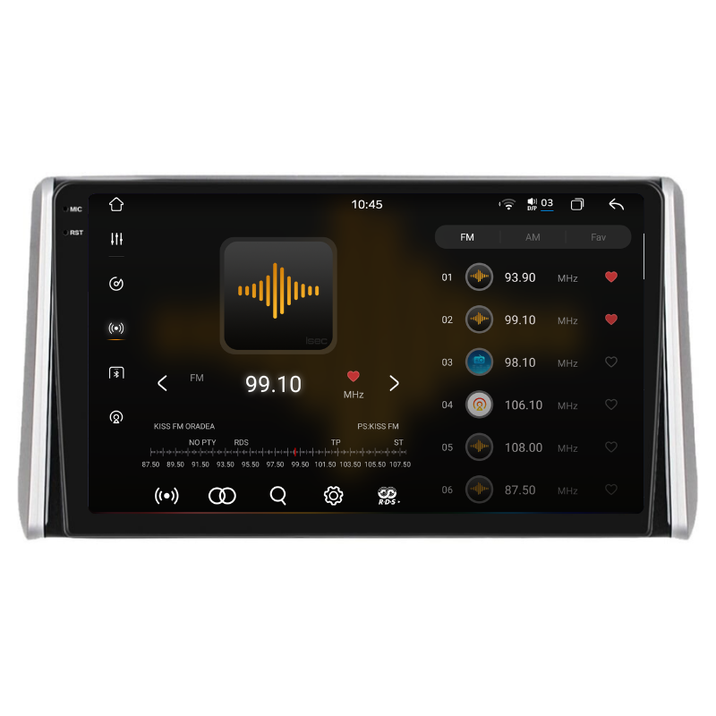 Navigatie Toyota RAV4 (2018+), Ecran 10 inch, Carplay / Android auto, Youtube, Waze