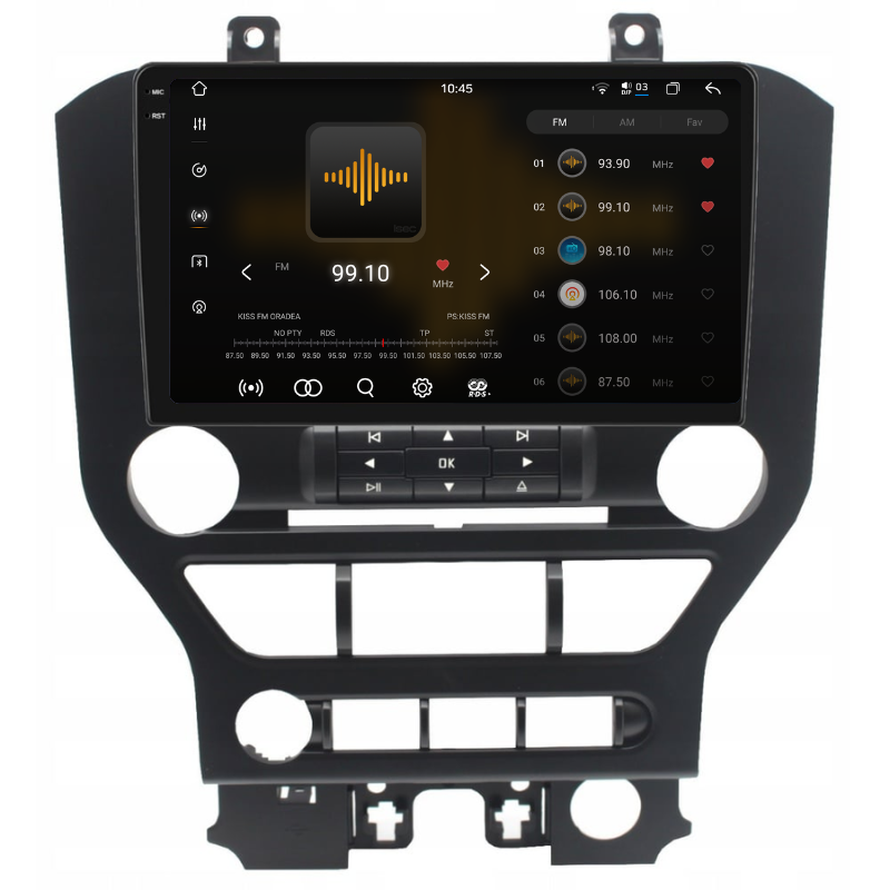 Navigatie Ford Mustang (2015-2020), Ecran 9 inch, Carplay / Android auto, Youtube, Waze