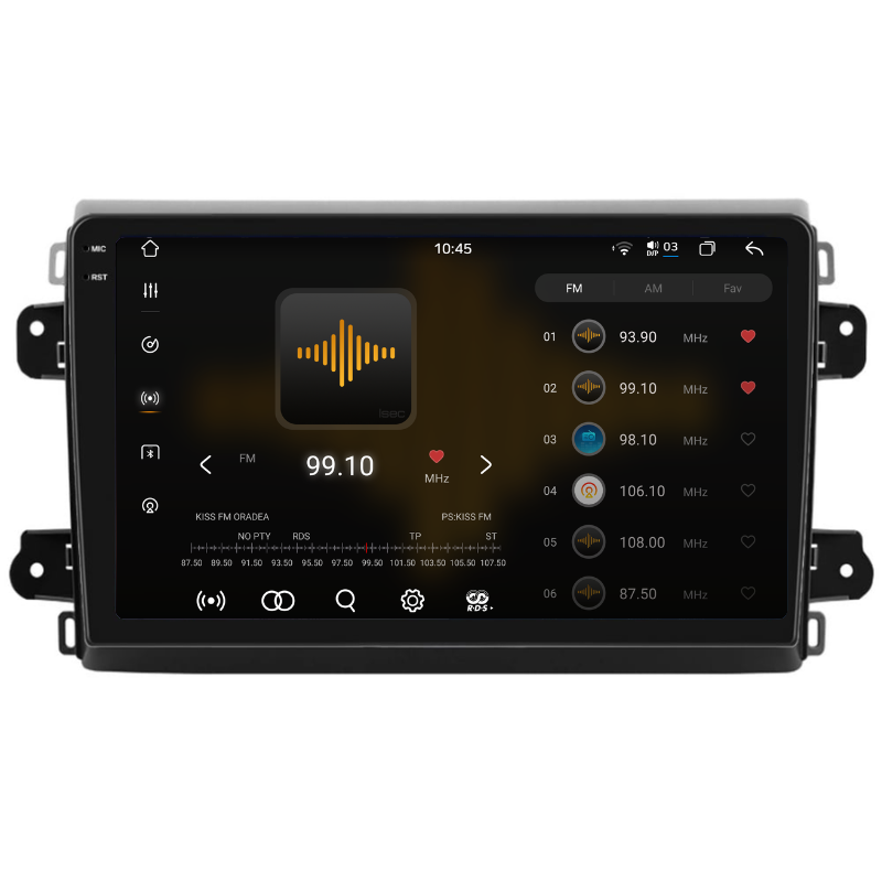 Navigatie Fiat Ducato (2022+), Ecran 9 inch, Carplay / Android auto, Youtube, Waze