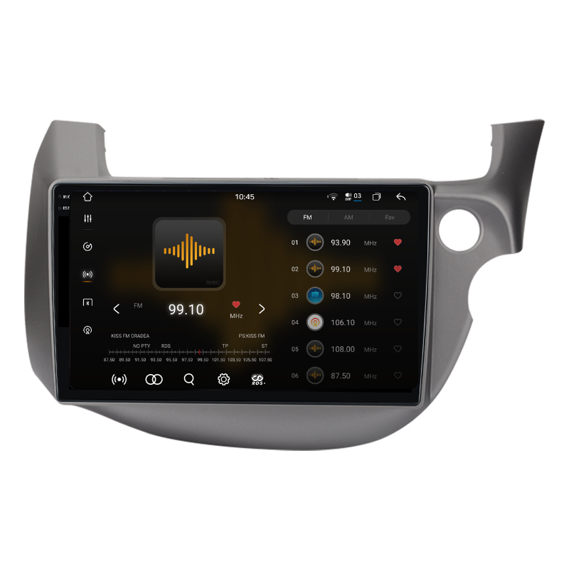 Navigatie Honda Jazz / Fizz (2008-2013), Ecran 10 inch, Carplay / Android auto, Youtube, Waze