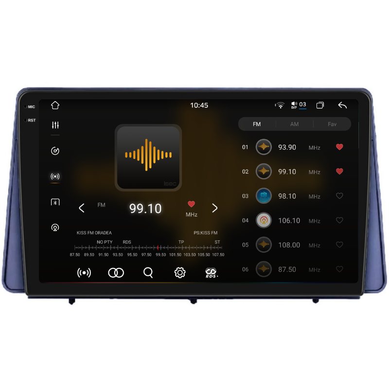 Navigatie Ford Focus 4 (2019+), Ecran 9 inch, Carplay / Android auto, Youtube, Waze