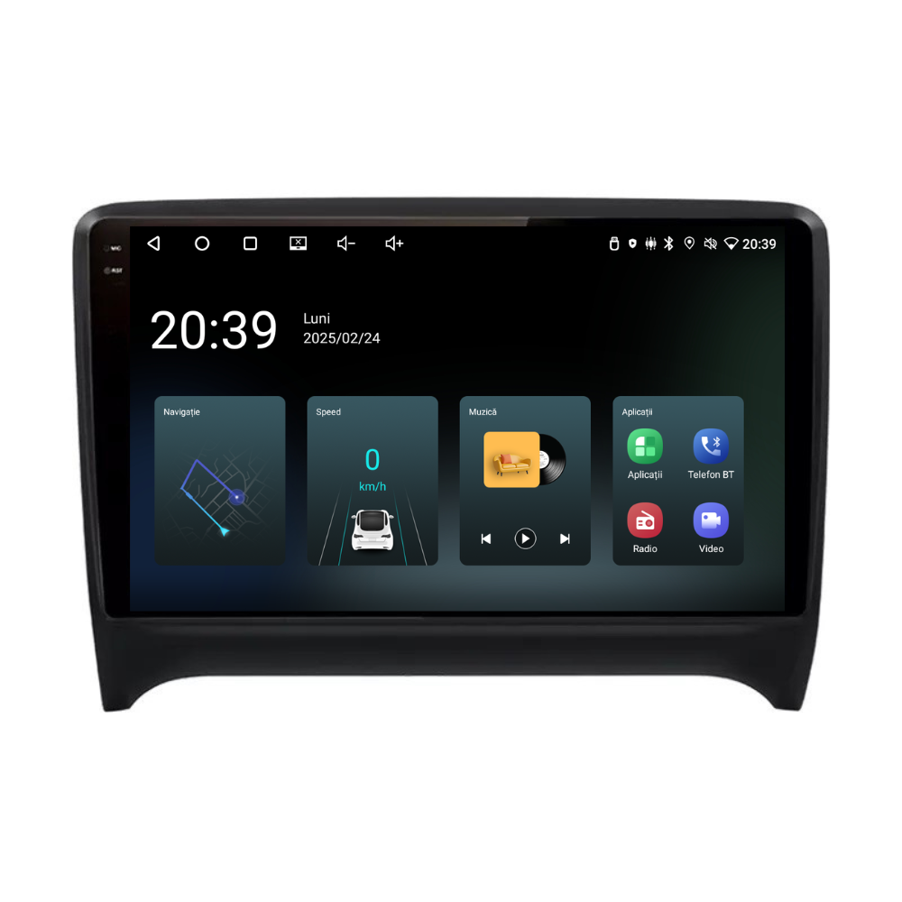 Navigatie Audi TT (2006-2014) Android, 9", Carplay / Android Auto