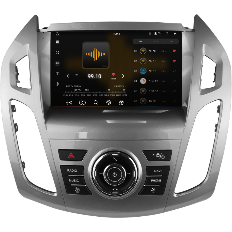 Navigatie Ford Transit Connect (2013-2018), Ecran 9 inch, Carplay / Android auto, Youtube, Waze