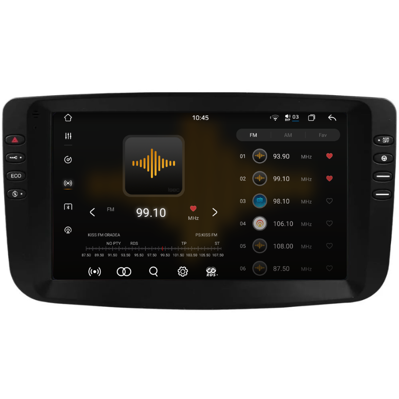 Navigatie Fiat Linea (2010-2015), Ecran 9 inch, Carplay / Android auto, Youtube, Waze