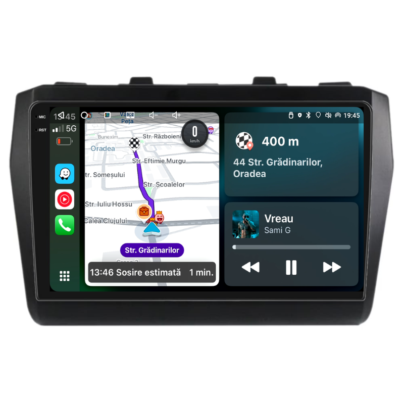 Navigatie Suzuki Swift (2017+), Ecran 9 inch, Carplay / Android auto, Youtube, Waze