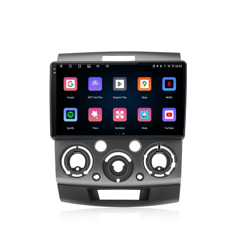 Navigatie Ford Ranger (2005-2011), Ecran 9 inch, Carplay / Android auto, Youtube, Waze